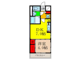 ランティエ茨木大手町の物件間取画像